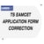 TS EAMCET Application Form Correction 2026 - Link, How to Make Corrections